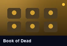 Book of Dead pokie at Lucky7even Australia